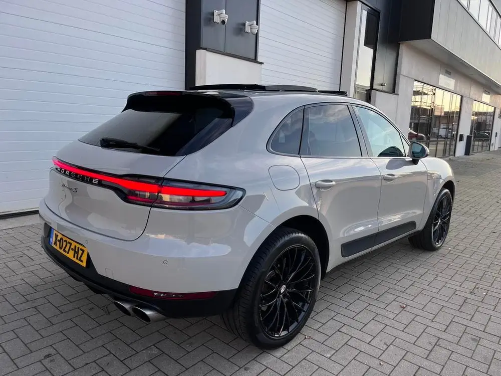Porsche Macan S 3.0 V6 Crayon Espresso/AgateGrey leder uit 2019, foto 7
