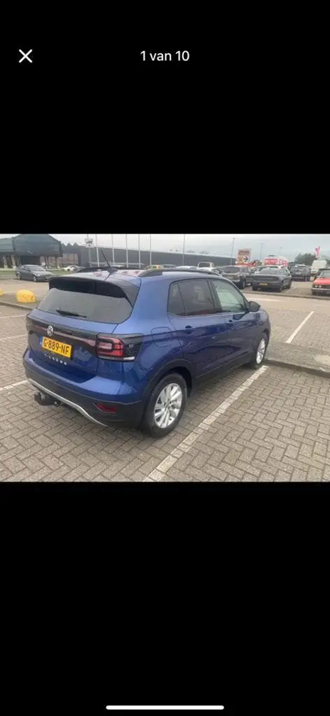 Volkswagen T-Cross 1.0 TSI 95pk 2019 Blauw uit 2019, foto 3