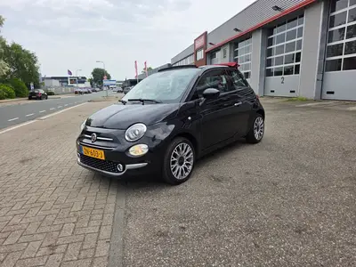 Fiat 500 C 120th edition Twinair Turbo 85pk 2019 Zwart uit 2019