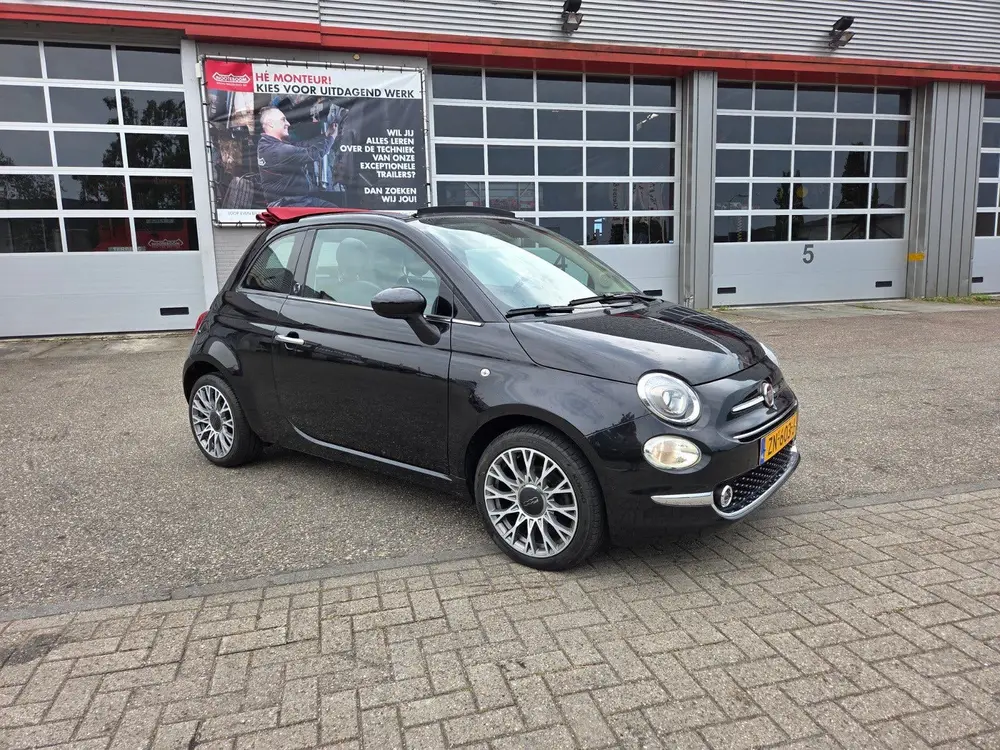Fiat 500 C 120th edition Twinair Turbo 85pk 2019 Zwart uit 2019, foto 2