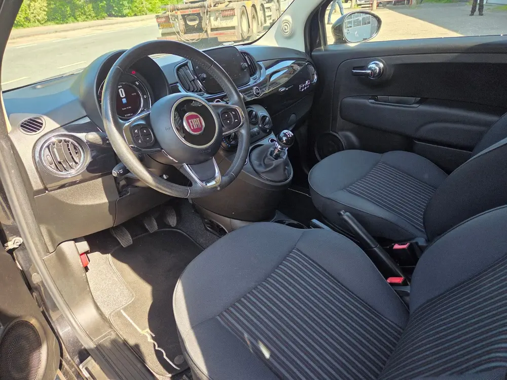 Fiat 500 C 120th edition Twinair Turbo 85pk 2019 Zwart uit 2019, foto 7