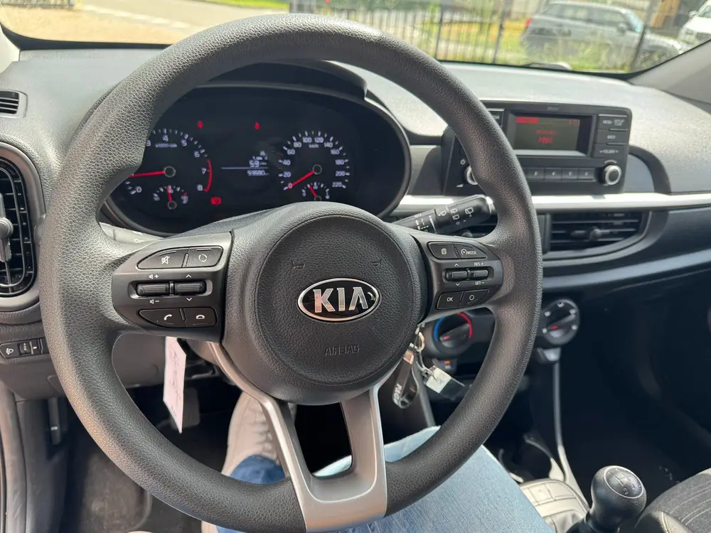 Kia Picanto 1.0CVVT  economy plus line 2019 zwart methaliek uit 2019, foto 11