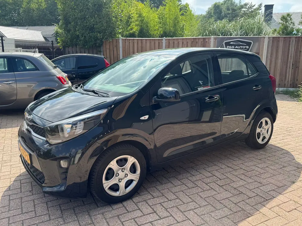 Kia Picanto 1.0CVVT  economy plus line 2019 zwart methaliek uit 2019, foto 3