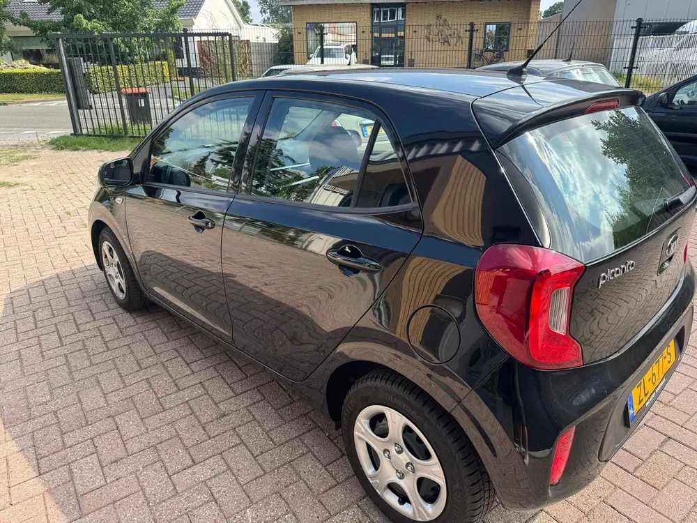 Kia Picanto 1.0CVVT  economy plus line 2019 zwart methaliek uit 2019, foto 5