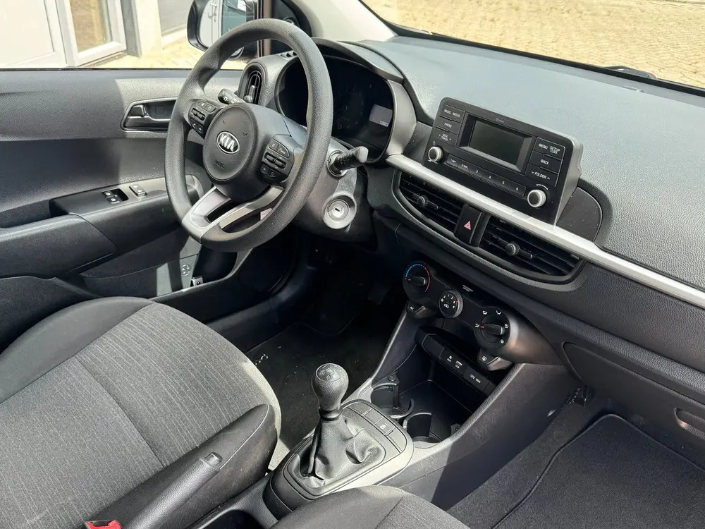 Kia Picanto 1.0CVVT  economy plus line 2019 zwart methaliek uit 2019, foto 7