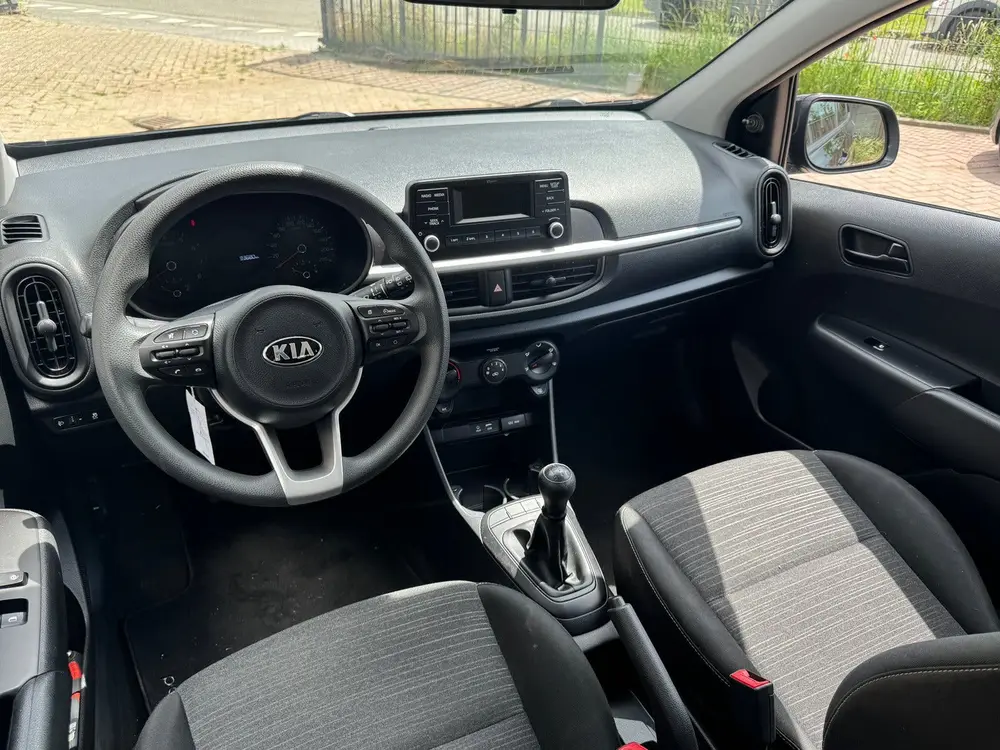 Kia Picanto 1.0CVVT  economy plus line 2019 zwart methaliek uit 2019, foto 8