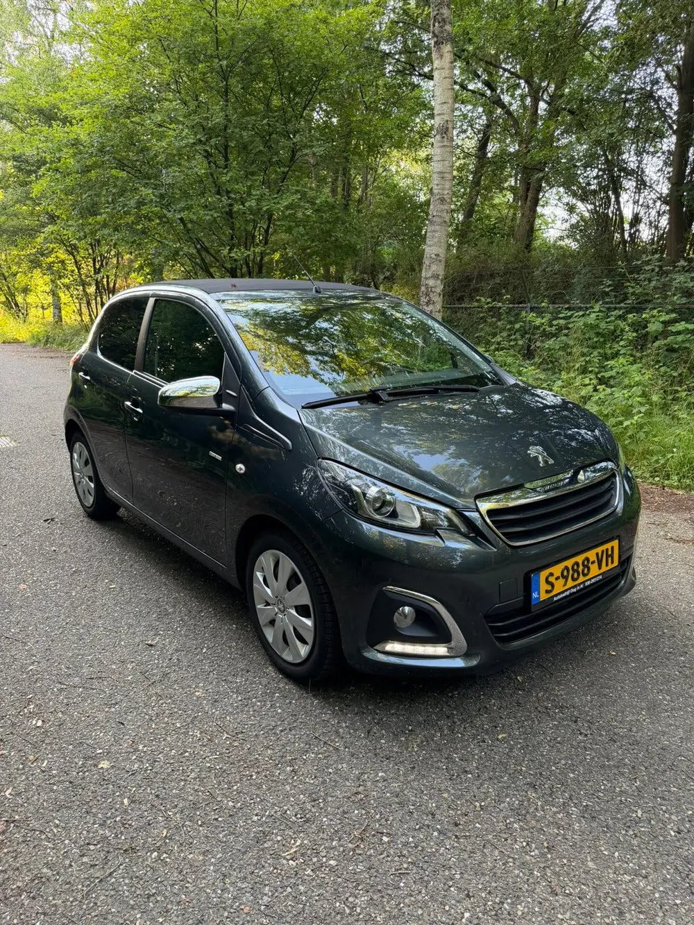 Peugeot 108 1.0 E-vti 72pk 5D 2019 Grijs Cabrio Top St uit 2019, foto 2