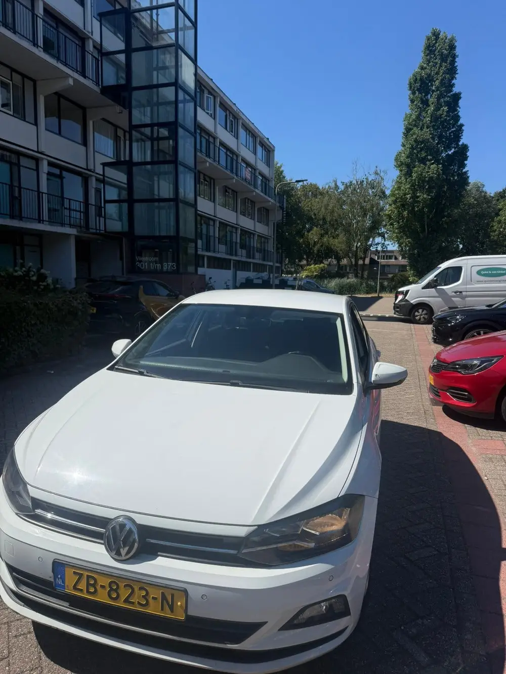 Volkswagen Polo Automaat 1.0 TSI 95pk 7-DSG 2019 Wit uit 2019, foto 2