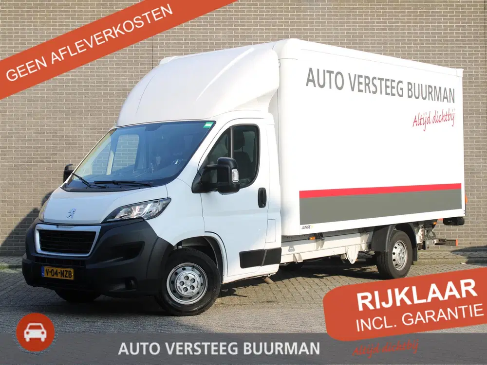 Peugeot Boxer 2.2 BlueHDi 140 L3H2 3.5t Bakwagen met laa uit 2024
