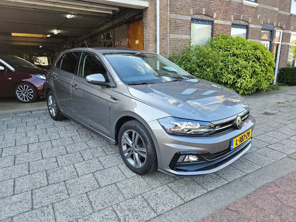 Volkswagen Polo 1.0 TSI R-Line 95pk 2021 Grijs uit 2021, foto 3