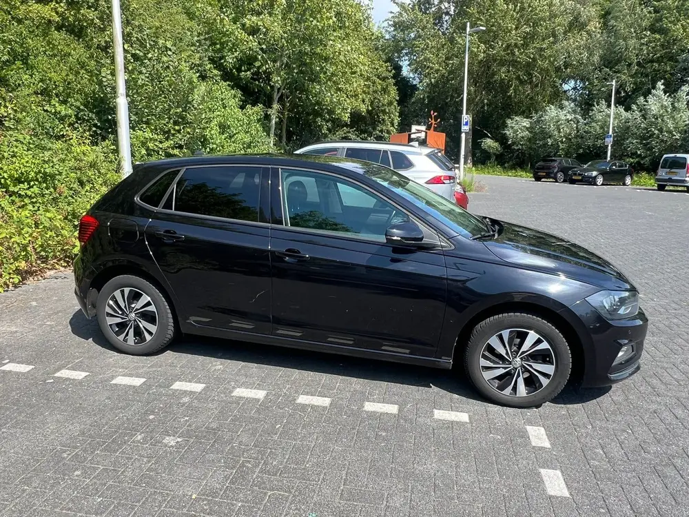 Volkswagen Polo 1.0 TSI 95pk 2019 Zwart CarPlay comfortline uit 2019, foto 10