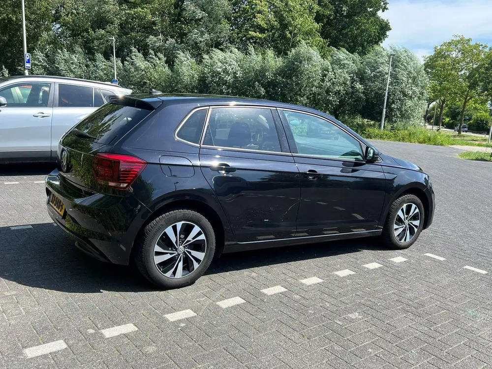 Volkswagen Polo 1.0 TSI 95pk 2019 Zwart CarPlay comfortline uit 2019, foto 7