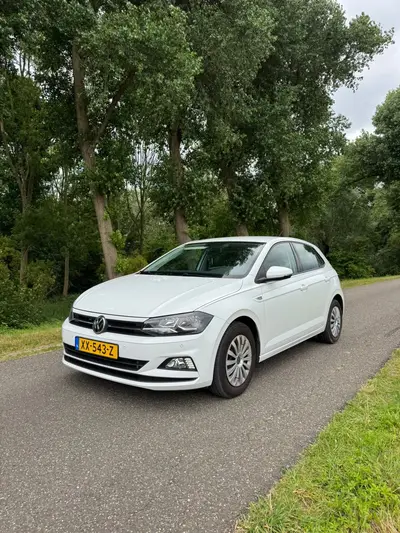 Volkswagen Polo 1.0 TSI 95pk 7-DSG 2019 Wit Digital Dash uit 2019