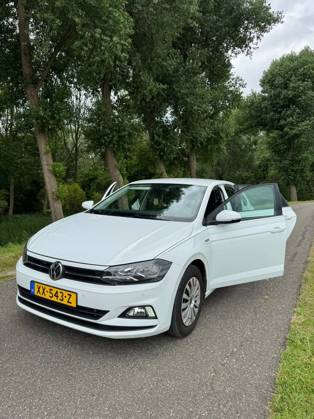 Volkswagen Polo 1.0 TSI 95pk 7-DSG 2019 Wit Digital Dash uit 2019, foto 7