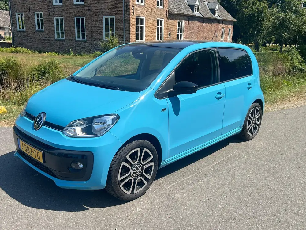 Volkswagen Up! 1.0 60PK 5D BMT - LUXE -2020 R-line Blauw uit 2020