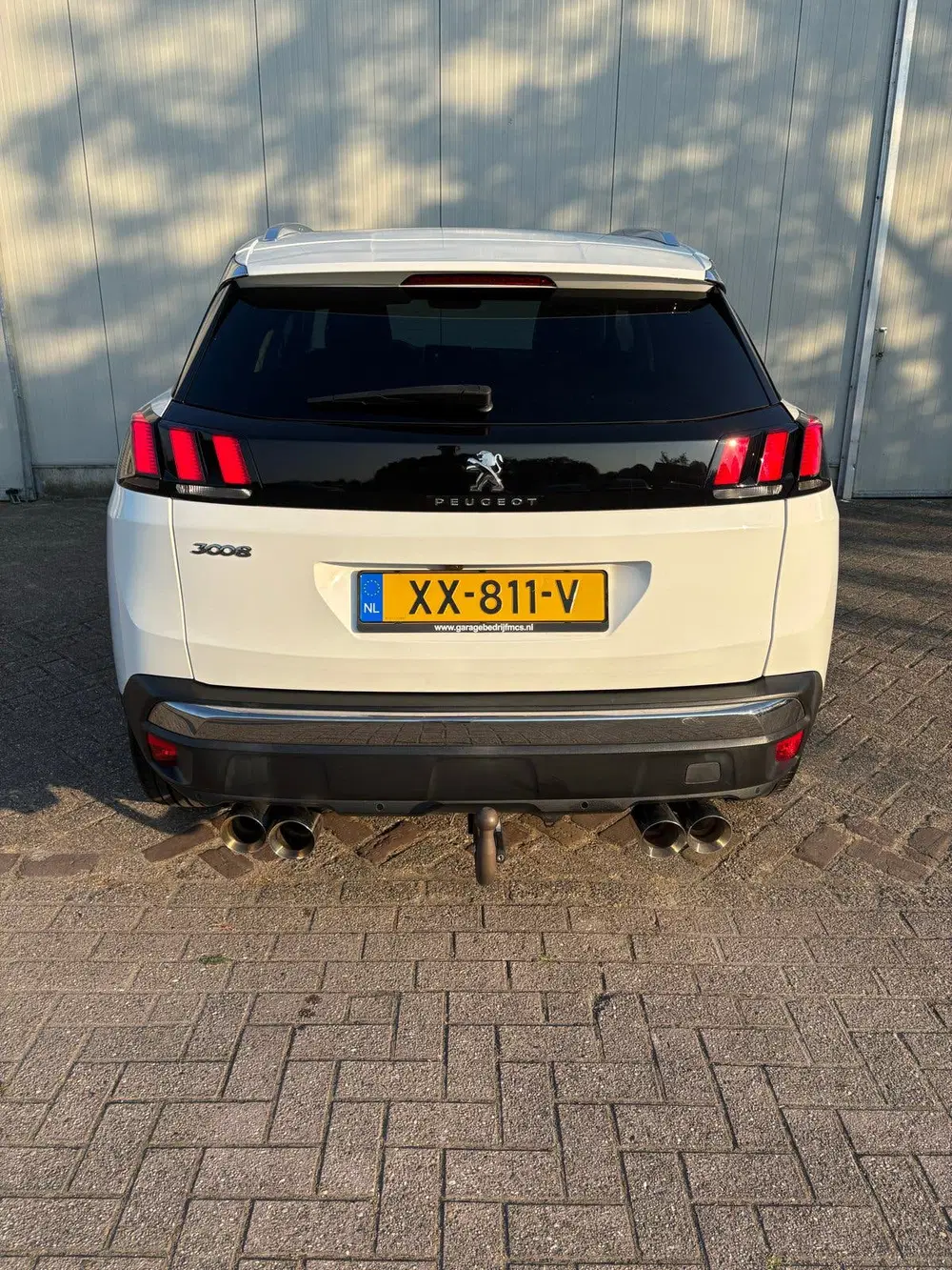 Peugeot 3008 1.2 turbo 130pk S&S EAT Wit uit 2019, foto 5