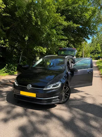 Volkswagen Golf Variant 2.0 TDI 150pk 7-DSG 2020 Zwart uit 2020