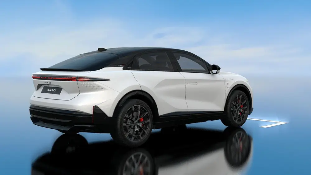 Alpine A390 GT | Blanc Topaze | Pack Driving: Active Driver uit 2026, foto 2