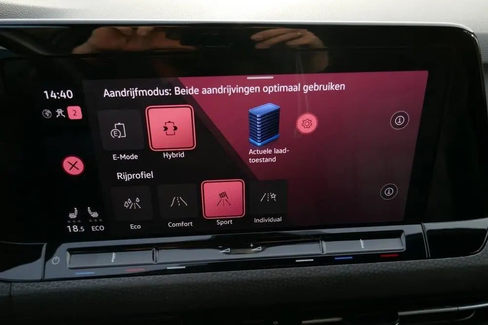 Volkswagen GOLF 1.4 EHYBRID GTE  150 PK   APPLE CARPLAY / NA uit 2020, foto 12