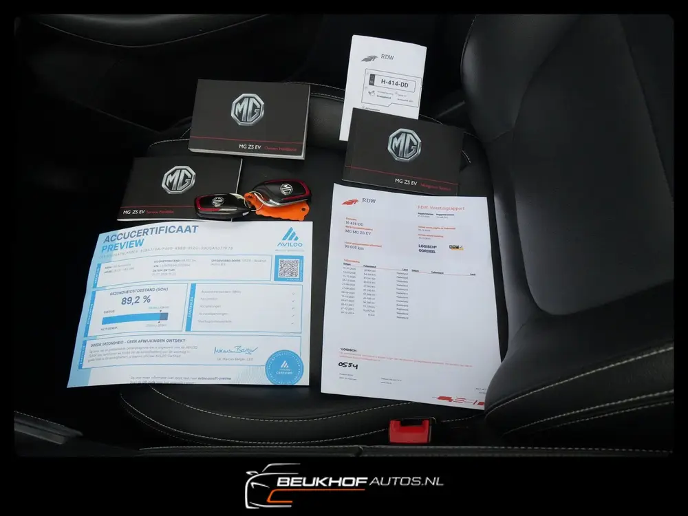 MG ZS EV Luxury 45 kWh Panorama Leer Led Camera Soh89% uit 2019, foto 5