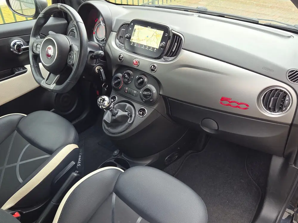 Fiat 500 1.2 Sport-Navigatie-Cruise-Pdc-Leder-Led uit 2019, foto 4