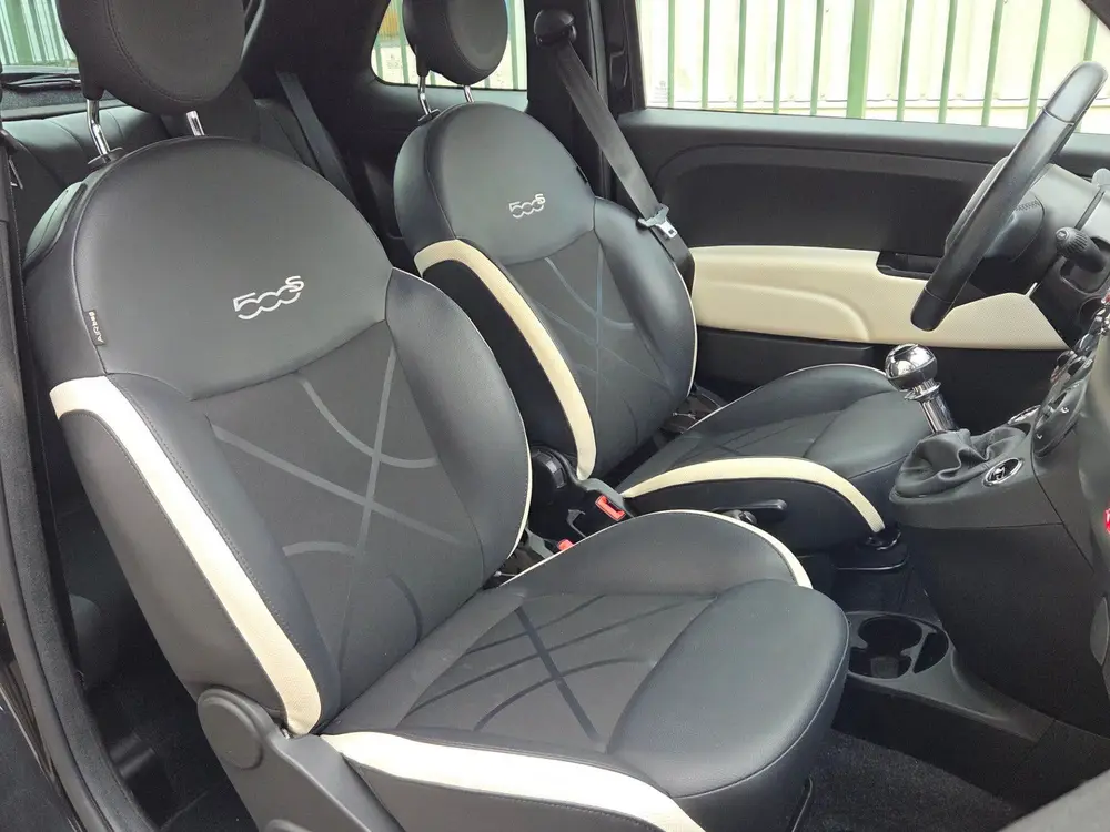 Fiat 500 1.2 Sport-Navigatie-Cruise-Pdc-Leder-Led uit 2019, foto 6