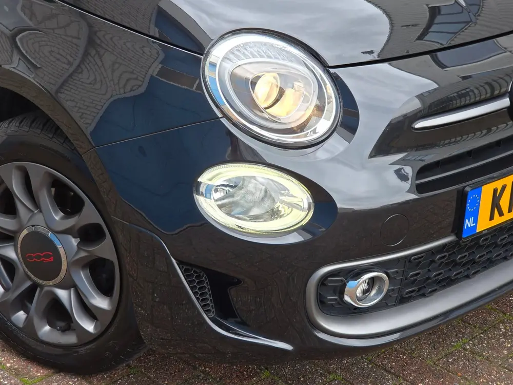 Fiat 500 1.2 Sport-Navigatie-Cruise-Pdc-Leder-Led uit 2019, foto 7