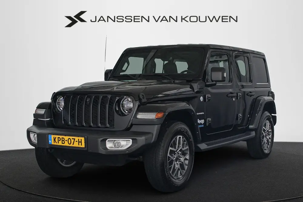 Jeep Wrangler 4xe 380 Sahara Leder Stoelverwarming uit 2021