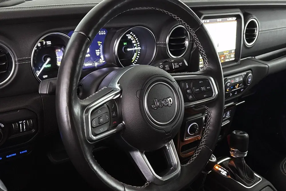 Jeep Wrangler 4xe 380 Sahara Leder Stoelverwarming uit 2021, foto 11