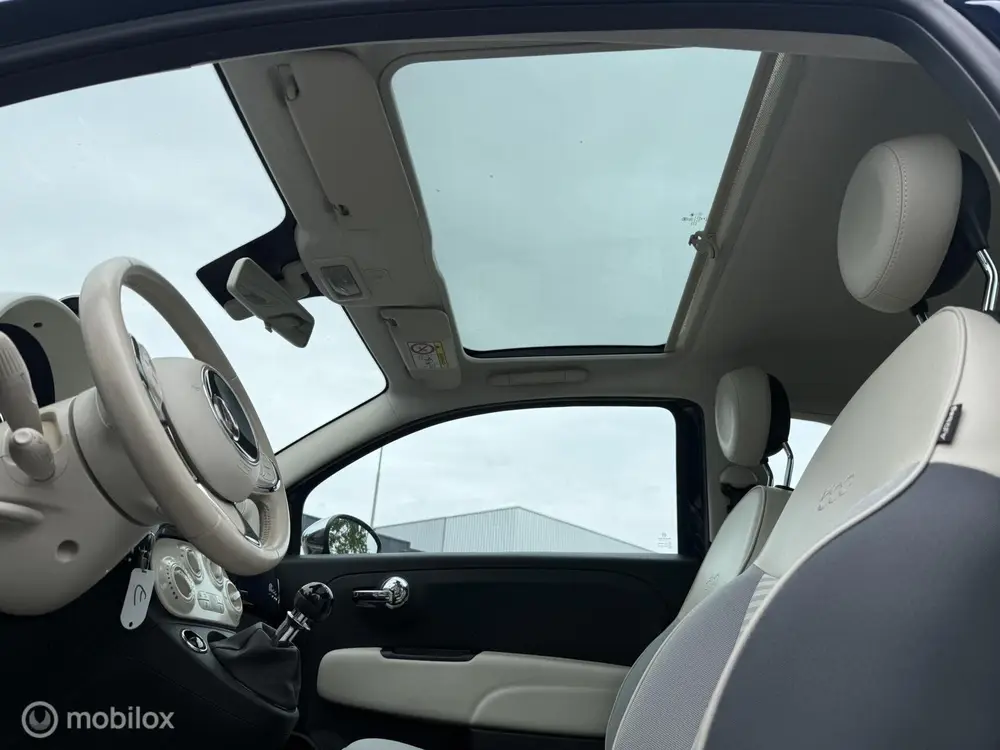 Fiat 500 0.9 TwinAir Collezione Pano / PDC / NAVI / CARPLAY uit 2019, foto 16