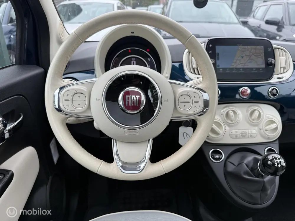 Fiat 500 0.9 TwinAir Collezione Pano / PDC / NAVI / CARPLAY uit 2019, foto 18