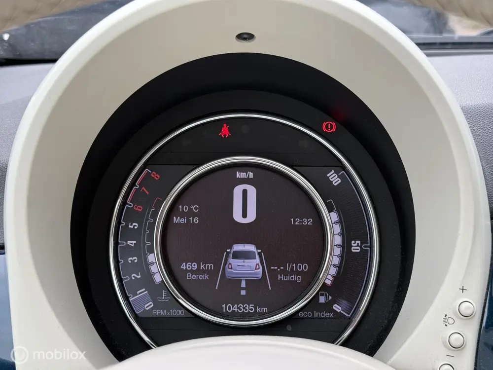 Fiat 500 0.9 TwinAir Collezione Pano / PDC / NAVI / CARPLAY uit 2019, foto 19