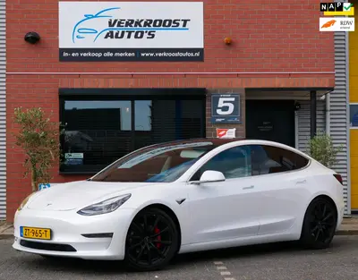 Tesla Model 3 Performance AWD.pb1n. 75 kWh pano org ned. uit 2019