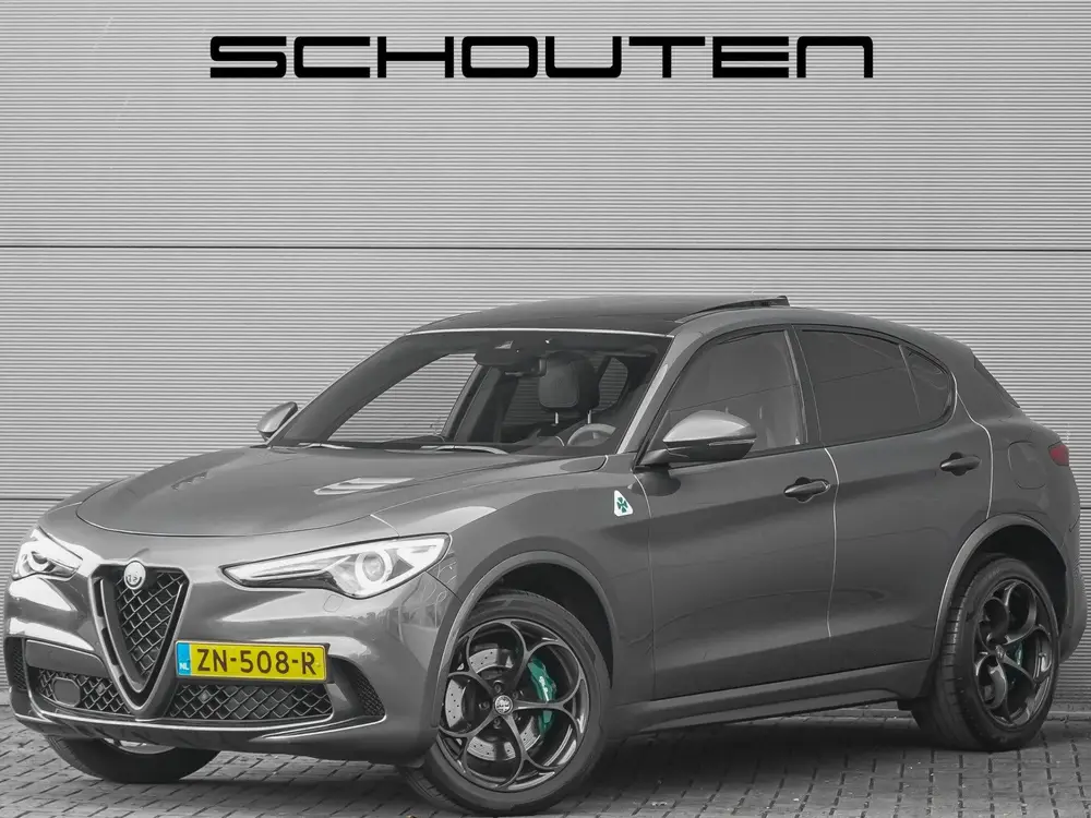 Alfa Romeo Stelvio 2.9 V6 AWD Quadrifoglio Pano H&K Carbon A uit 2019