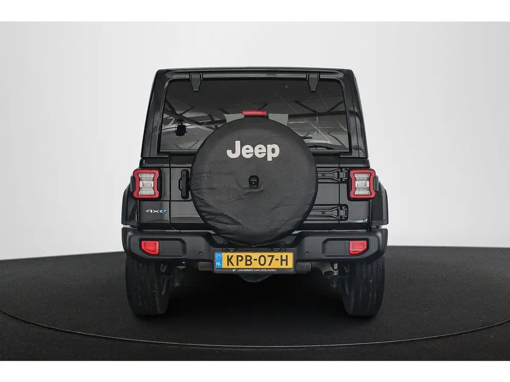 Jeep Wrangler Unlimited 4xe 380 Sahara Leder Stoelverwar uit 2021, foto 14