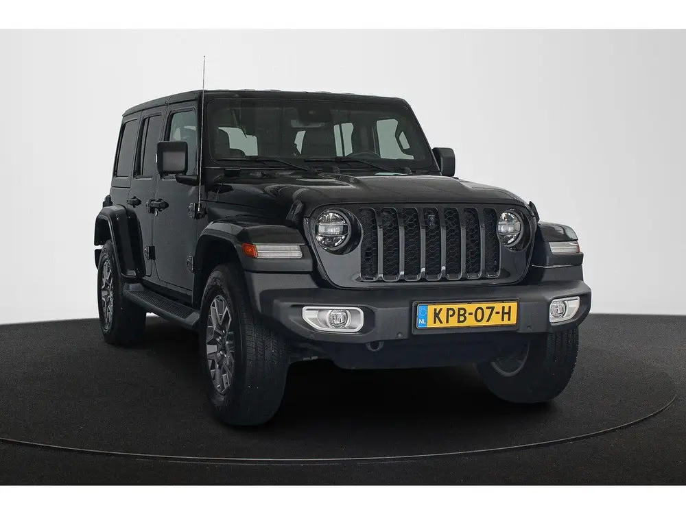 Jeep Wrangler Unlimited 4xe 380 Sahara Leder Stoelverwar uit 2021, foto 2