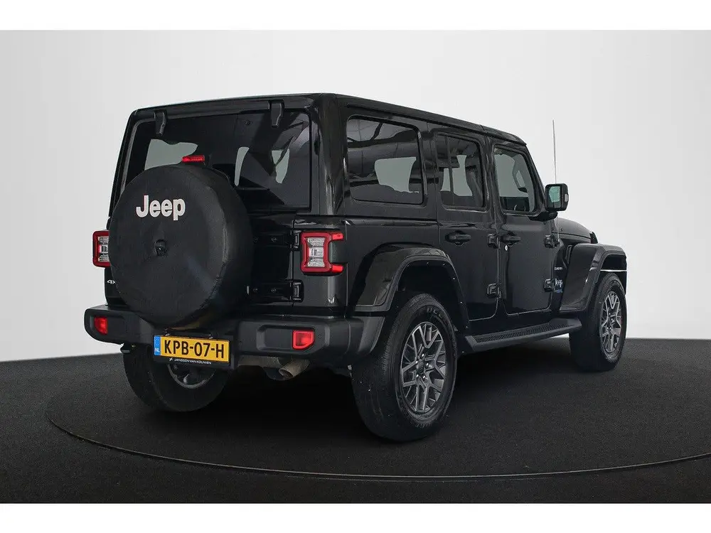 Jeep Wrangler Unlimited 4xe 380 Sahara Leder Stoelverwar uit 2021, foto 3