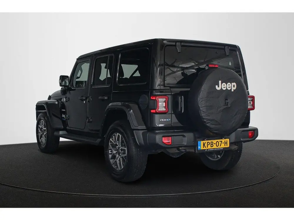 Jeep Wrangler Unlimited 4xe 380 Sahara Leder Stoelverwar uit 2021, foto 4