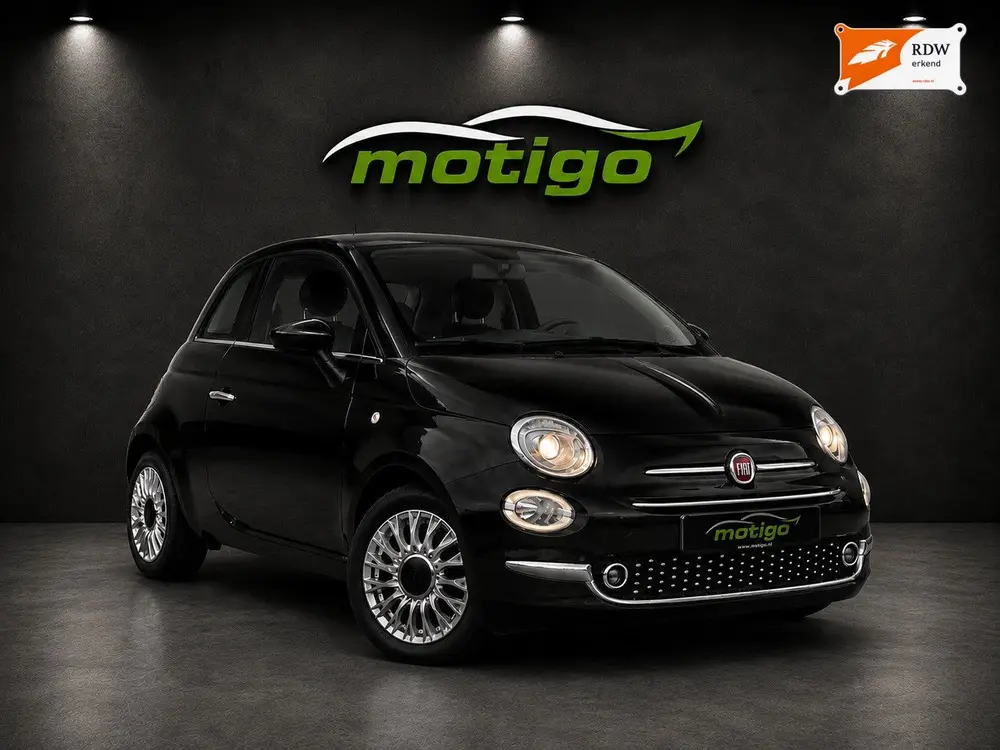 Fiat 500 1.2 Lounge/BTW auto/Pano//Cruise/airco/lm velgen uit 2019