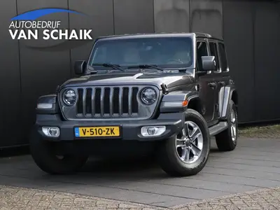 Jeep Wrangler 2.2D Sahara | GRIJS KENTEKEN | LEDER | CAMERA uit 2019