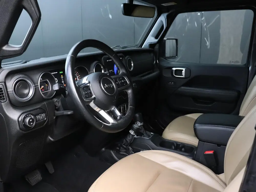 Jeep Wrangler 2.2D Sahara | GRIJS KENTEKEN | LEDER | CAMERA uit 2019, foto 13