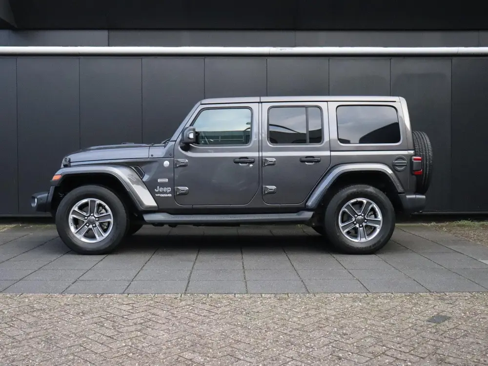 Jeep Wrangler 2.2D Sahara | GRIJS KENTEKEN | LEDER | CAMERA uit 2019, foto 2