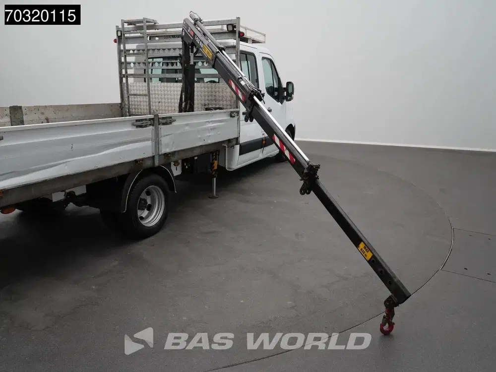 Opel Movano Kraanwagen HIAB T-CLX 018 B-2 Dubbel Cabin uit 2019, foto 10