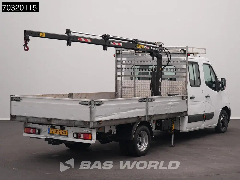 Opel Movano Kraanwagen HIAB T-CLX 018 B-2 Dubbel Cabin uit 2019, foto 2