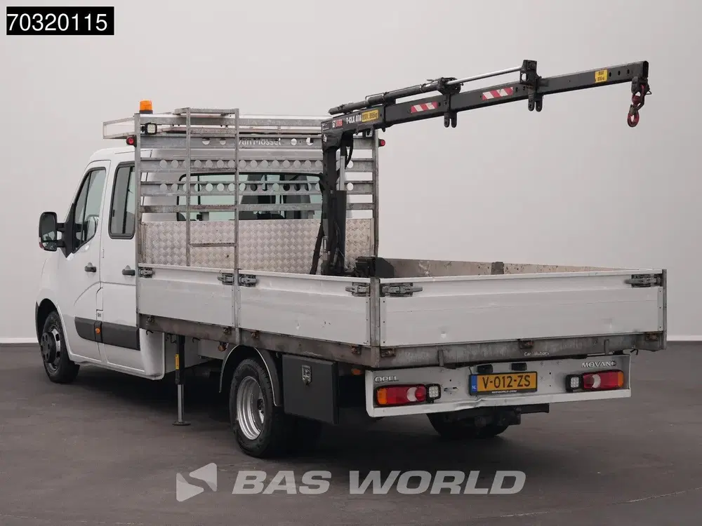 Opel Movano Kraanwagen HIAB T-CLX 018 B-2 Dubbel Cabin uit 2019, foto 6