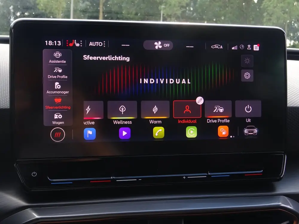 Cupra Leon 1.4 e-Hybrid VZ MAXTON/SPORTSTOELEN/CARPLAY/SFEER uit 2021, foto 13