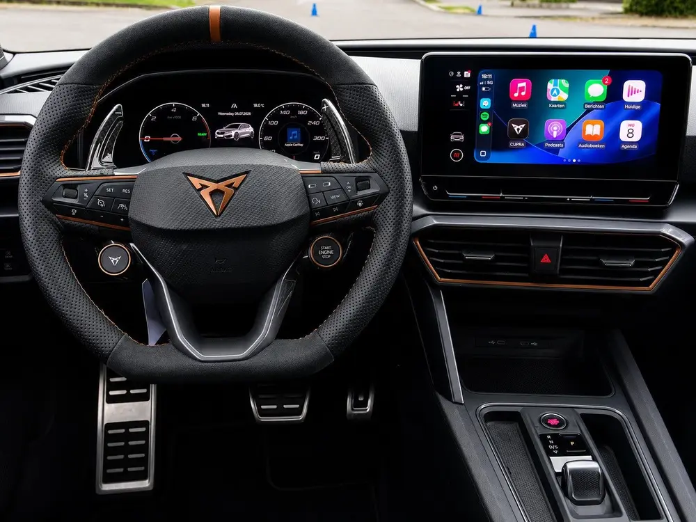 Cupra Leon 1.4 e-Hybrid VZ MAXTON/SPORTSTOELEN/CARPLAY/SFEER uit 2021, foto 8