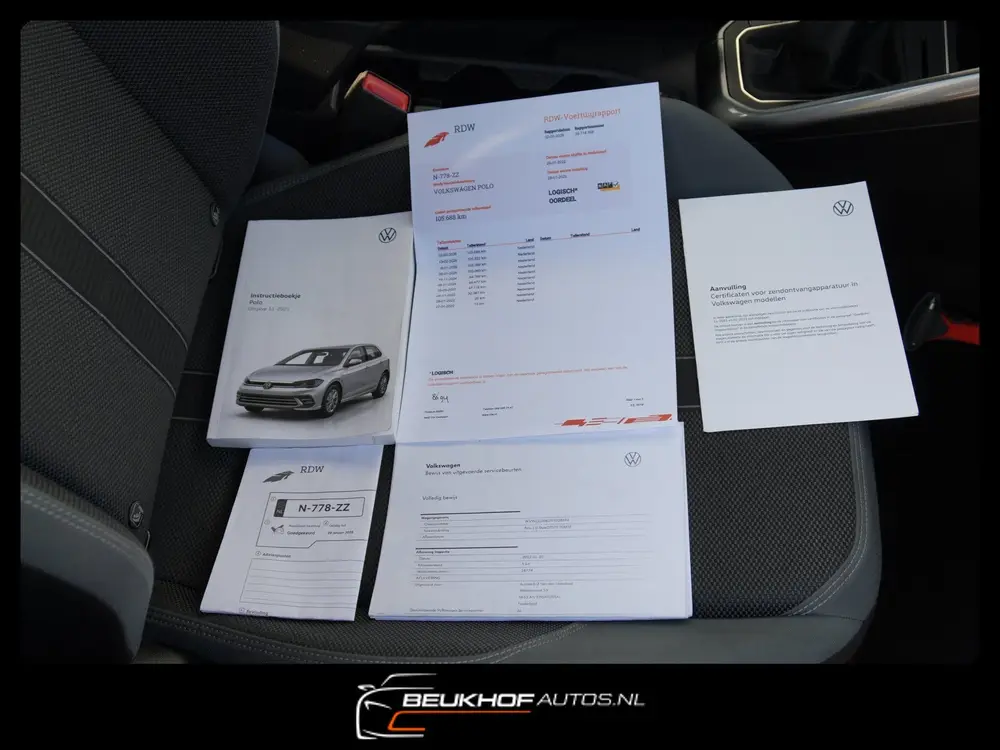 Volkswagen Polo 1.0 TSI Carplay Virtual Parkeersensor Xenon uit 2022, foto 9