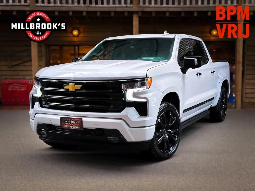 Chevrolet Silverado High Country 6.2 V8 420 PK, BPM VRIJ, Bl uit 2024