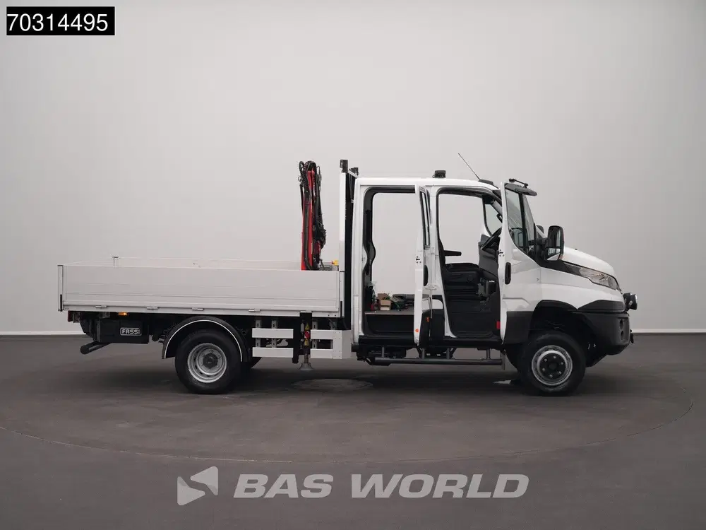 Iveco Daily 3.0L 4x4 Automaat Open Laadbak Kraan Fassi uit 2020, foto 8